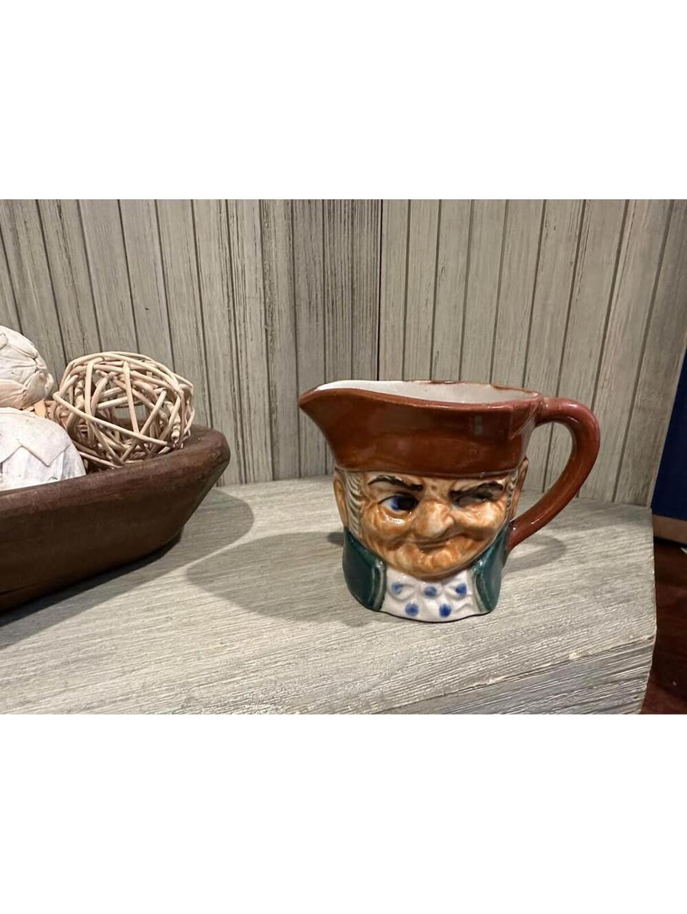 Royal Doulton D5527 Old Charley Character Toby Jug Mug 3 1/4" Tall